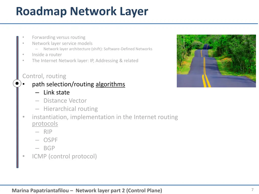 roadmap network layer 1