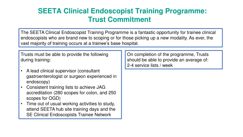 seeta clinical endoscopist training programme 2
