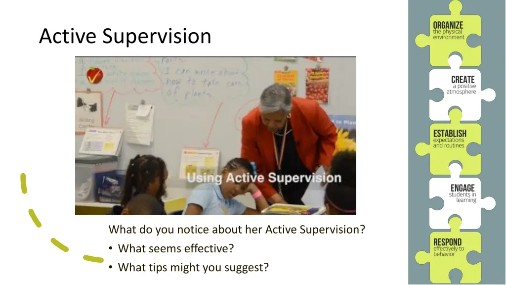 active supervision