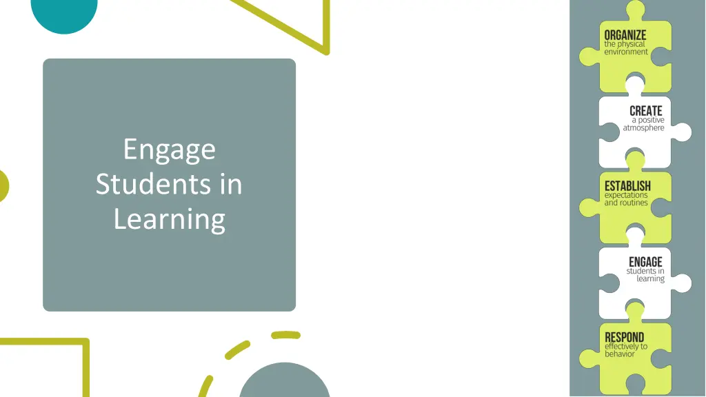 engage students in learning
