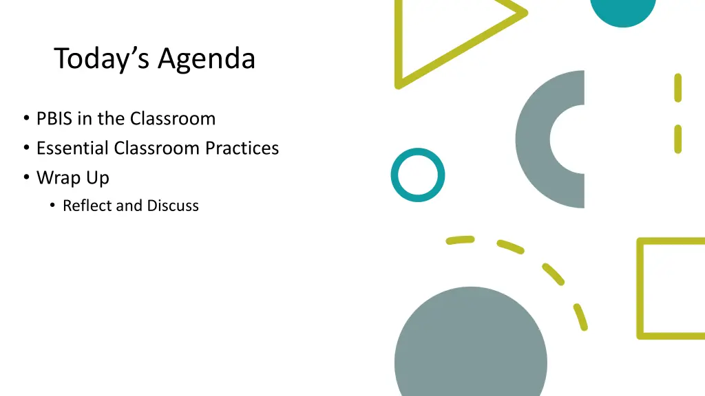 today s agenda