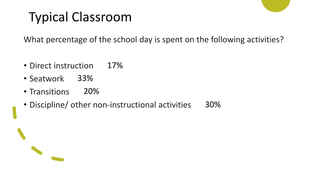 typical classroom