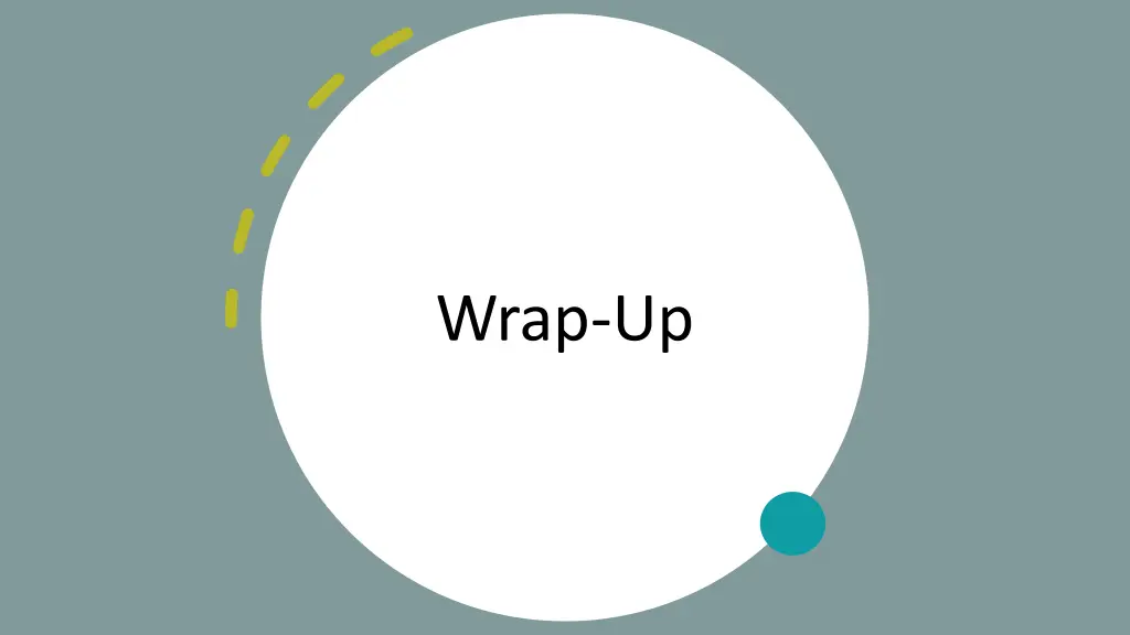 wrap up