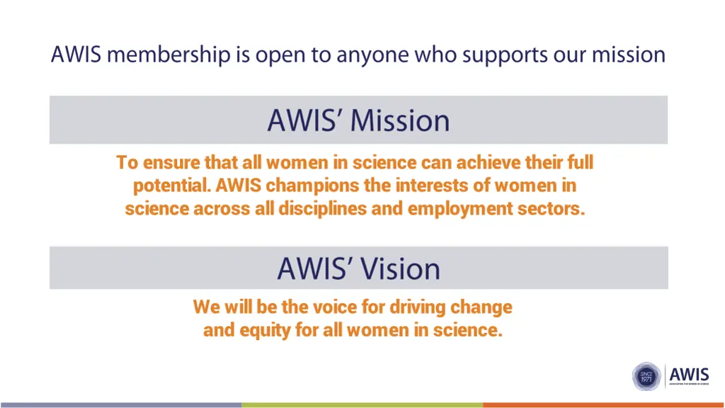 to ensure that all women in science can achieve