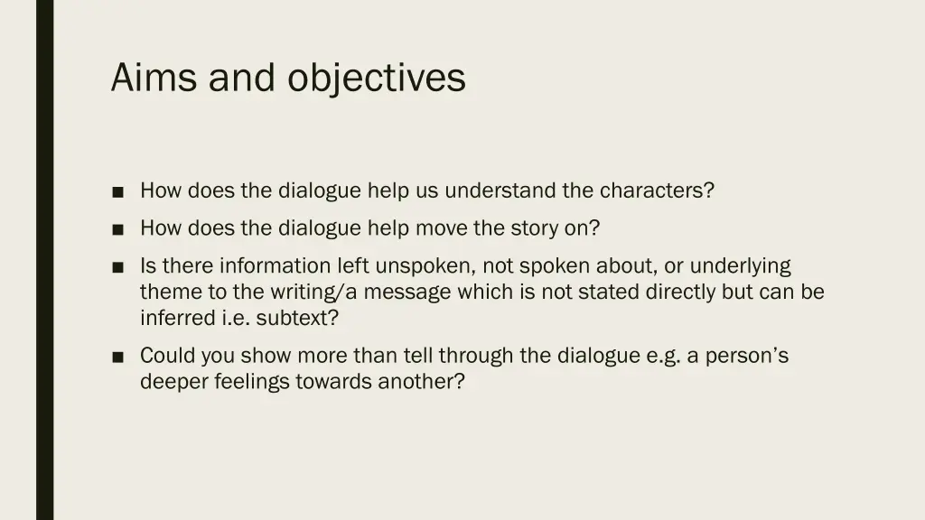 aims and objectives 1