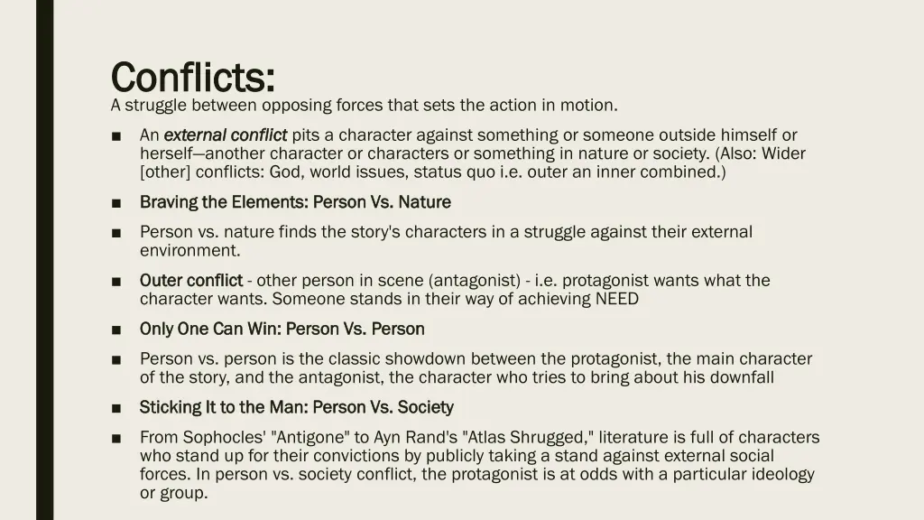 conflicts conflicts a struggle between opposing