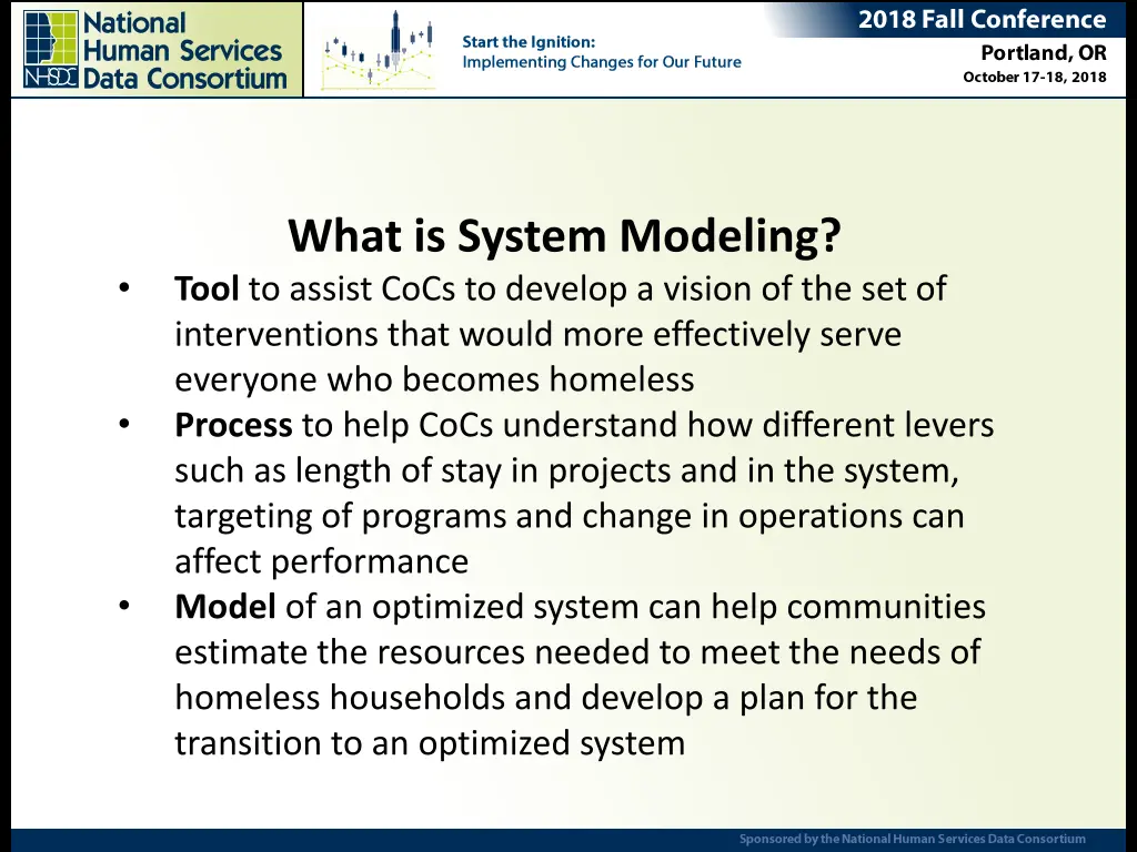 what is system modeling tool to assist cocs