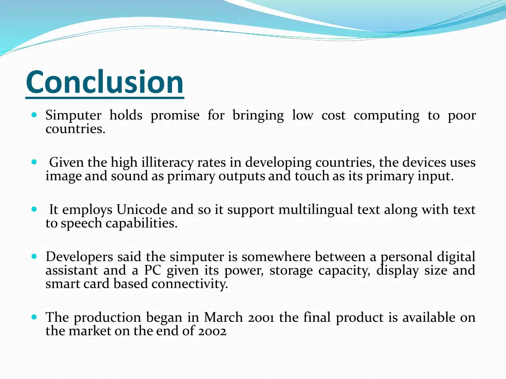 conclusion