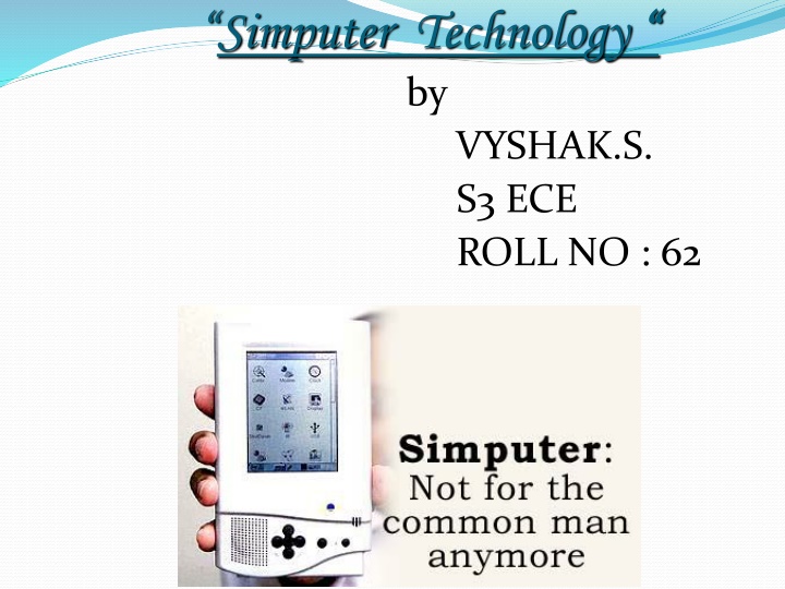 simputer technology by