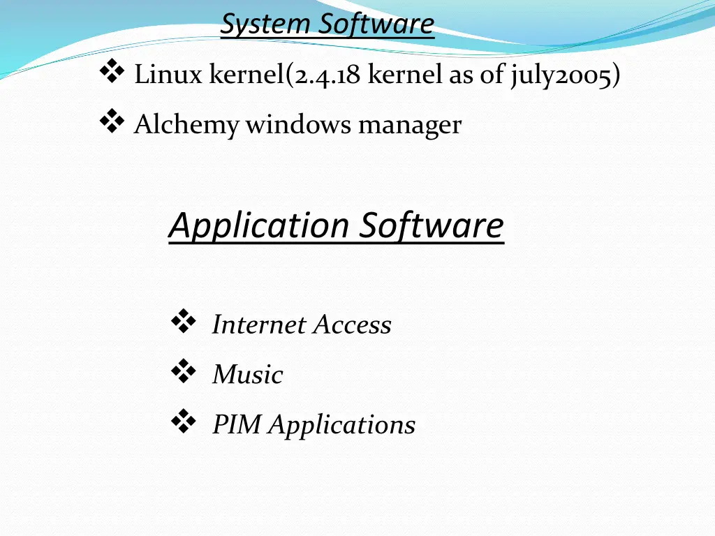 system software
