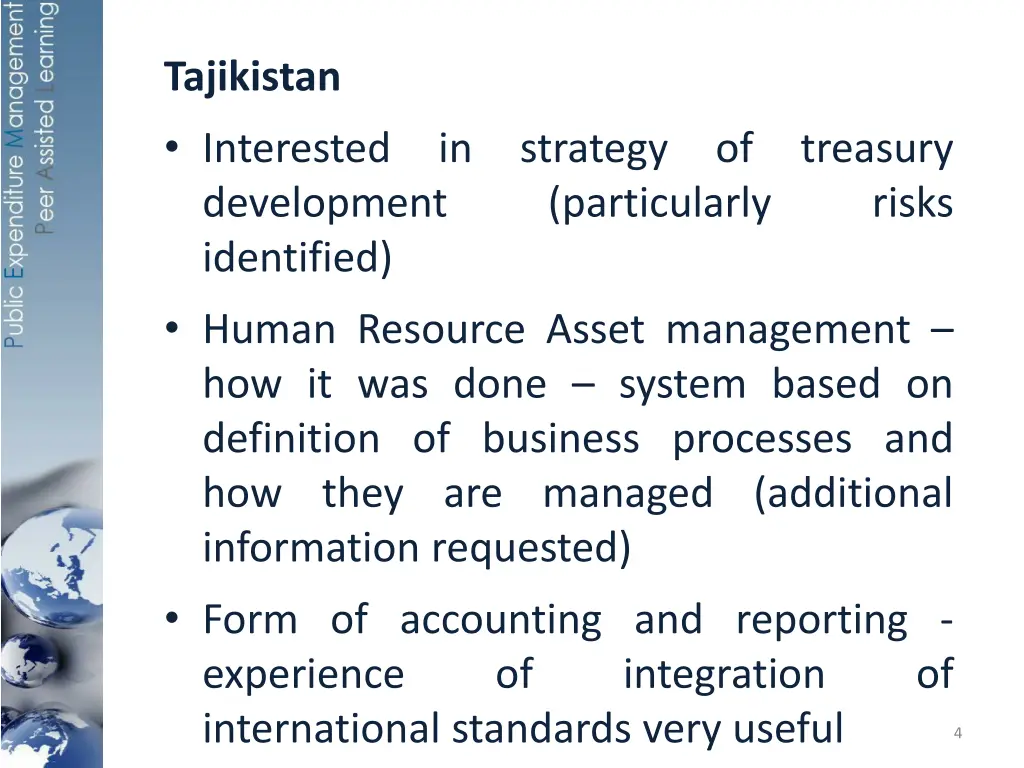 tajikistan interested in strategy of treasury