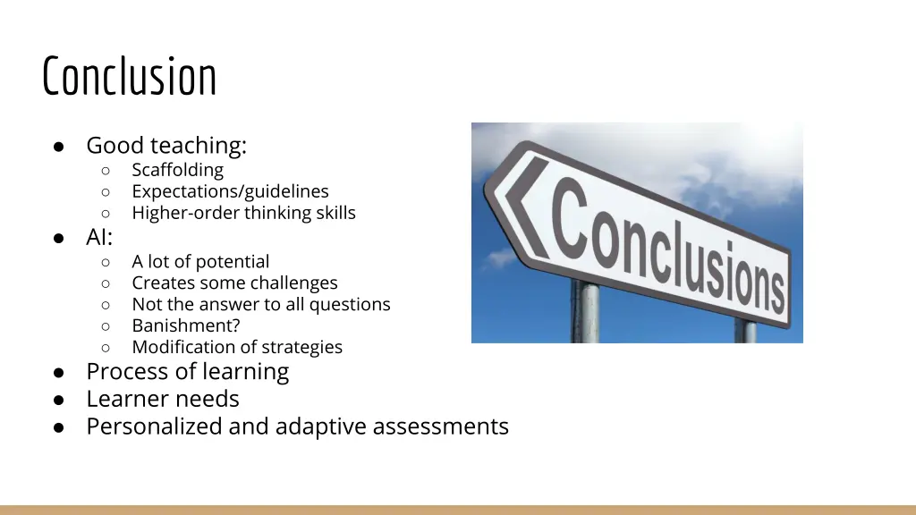 conclusion
