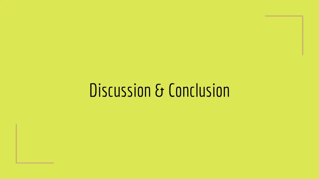 discussion conclusion