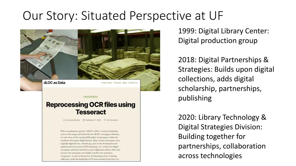 our story situated perspective at uf