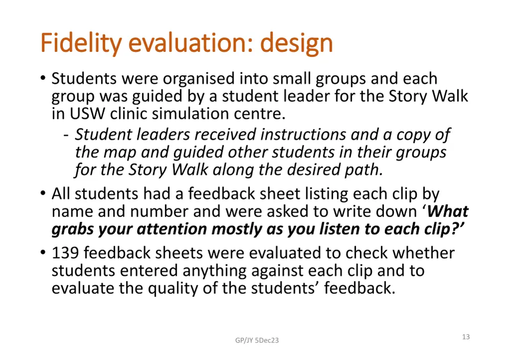 fidelity evaluation design fidelity evaluation