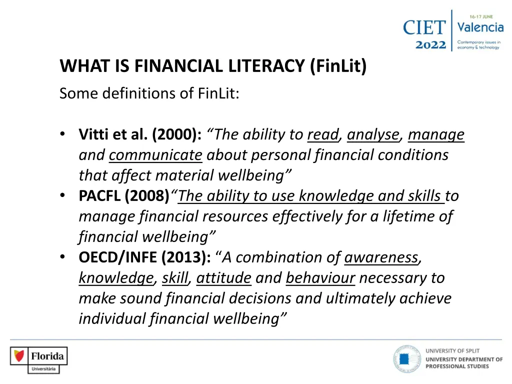 what is financial literacy finlit