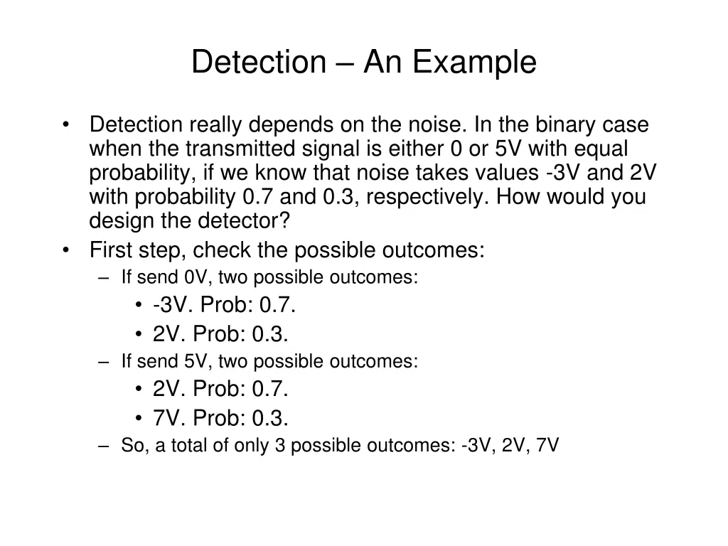detection an example 1