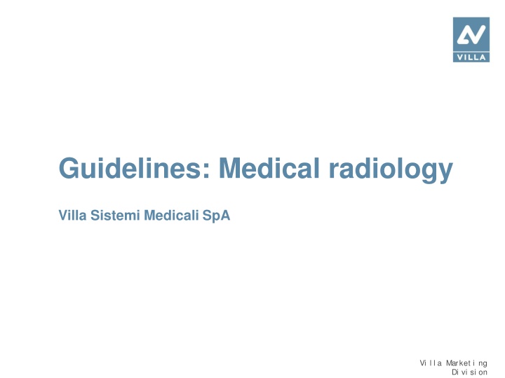 guidelines medical radiology