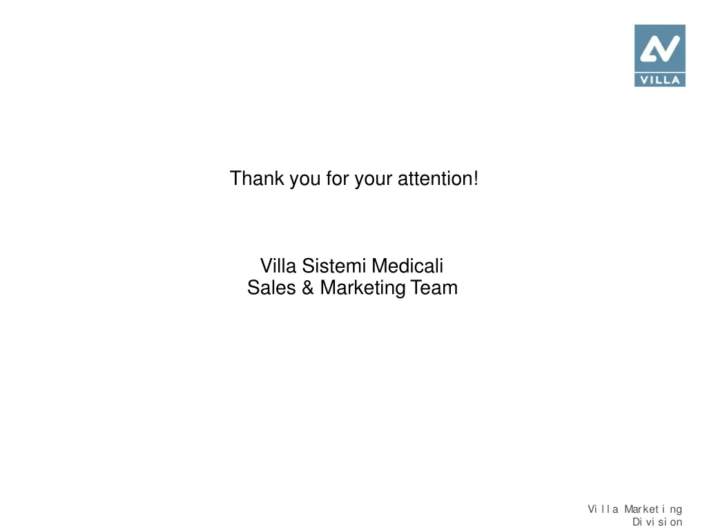 thank you for your attention