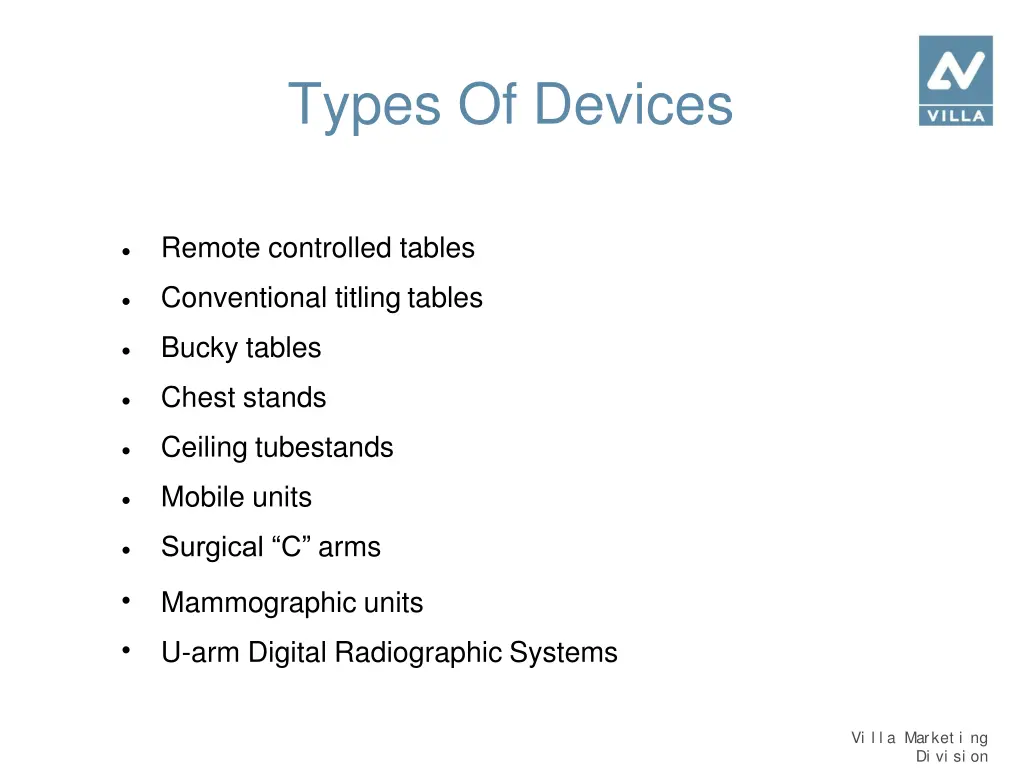 types of devices