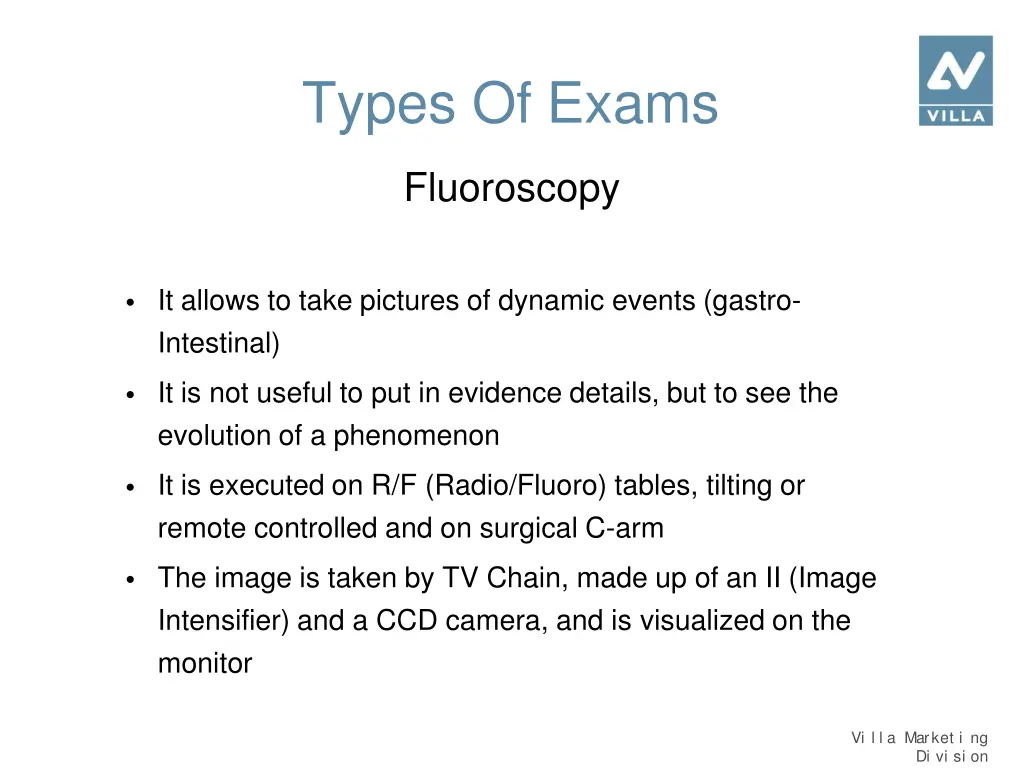 types of exams 3
