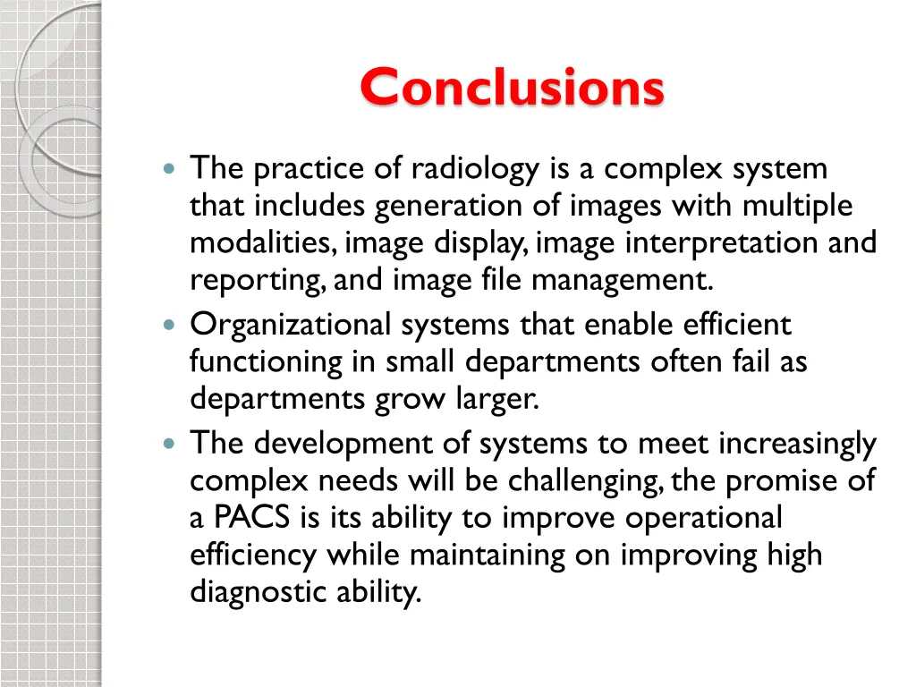 conclusions