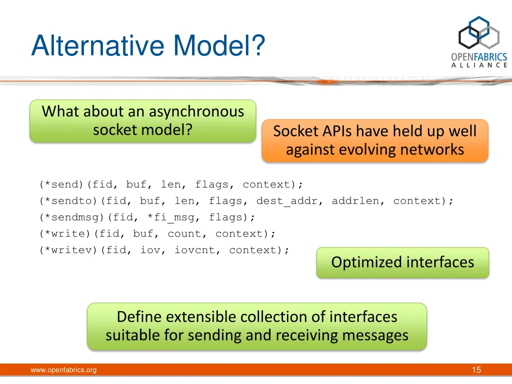 alternative model