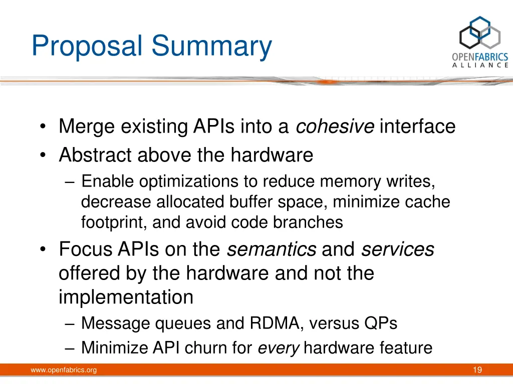 proposal summary