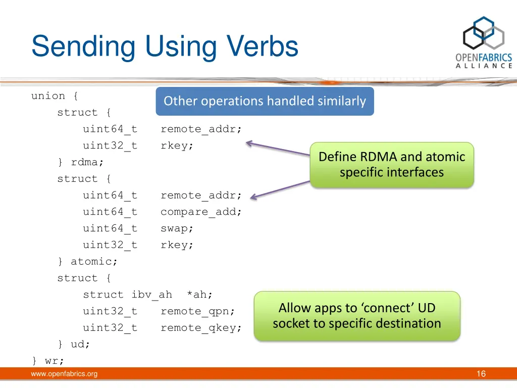 sending using verbs 1