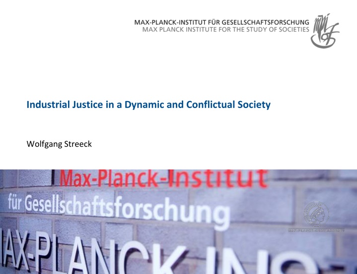 industrial justice in a dynamic and conflictual