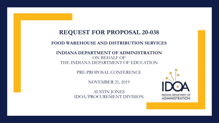 request for proposal 20 038