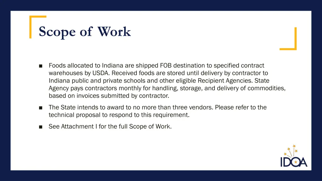 scope of work