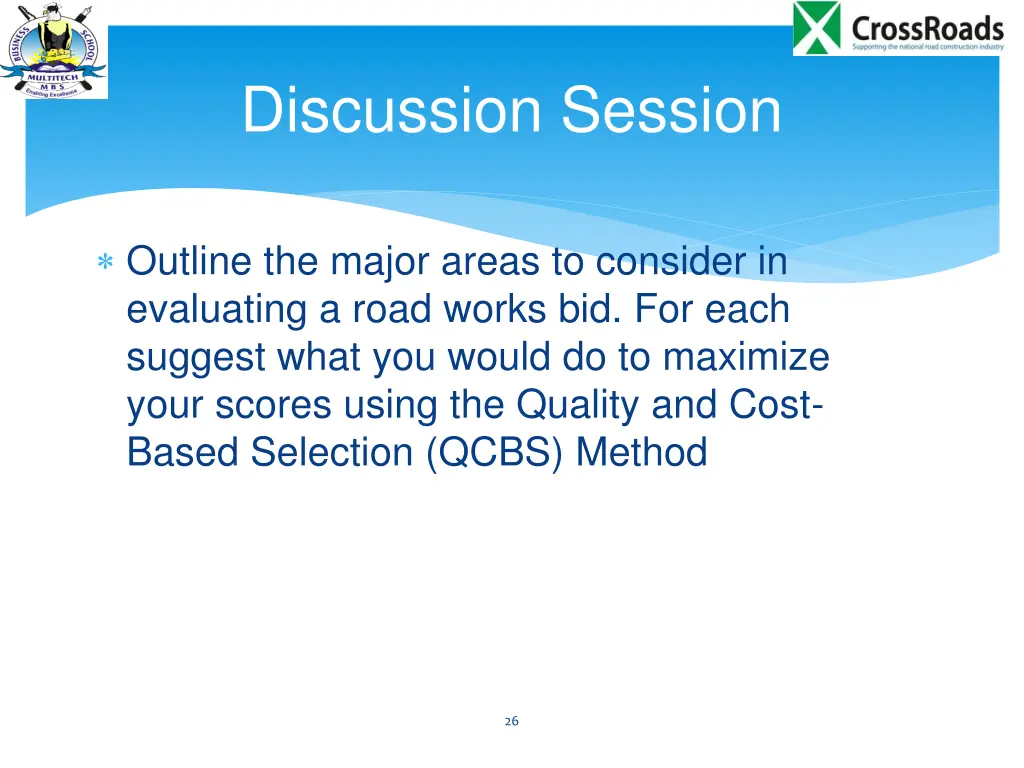 discussion session