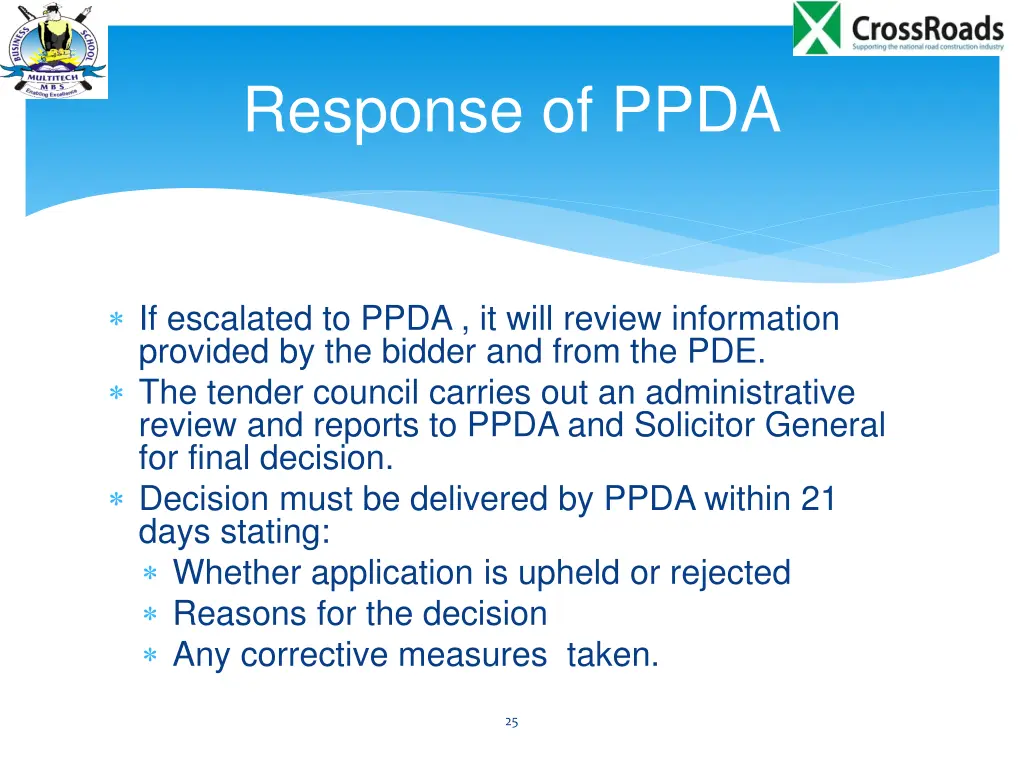 response of ppda