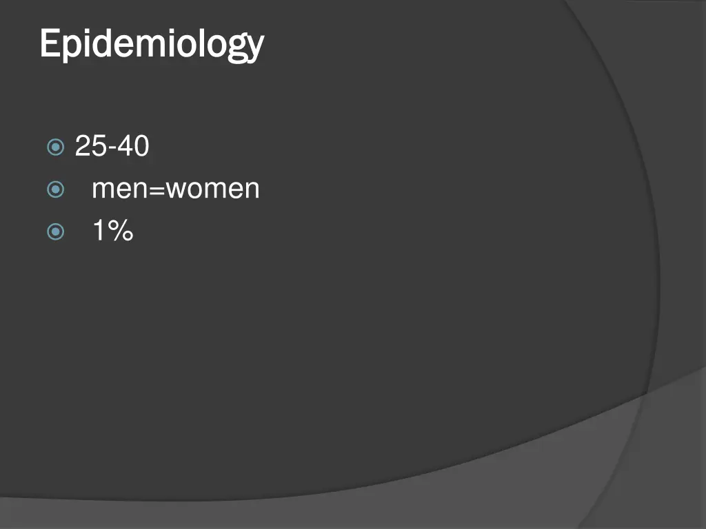 epidemiology epidemiology