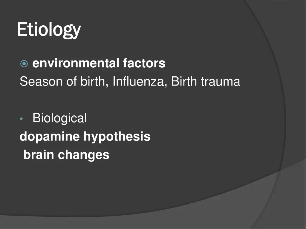 etiology etiology 1