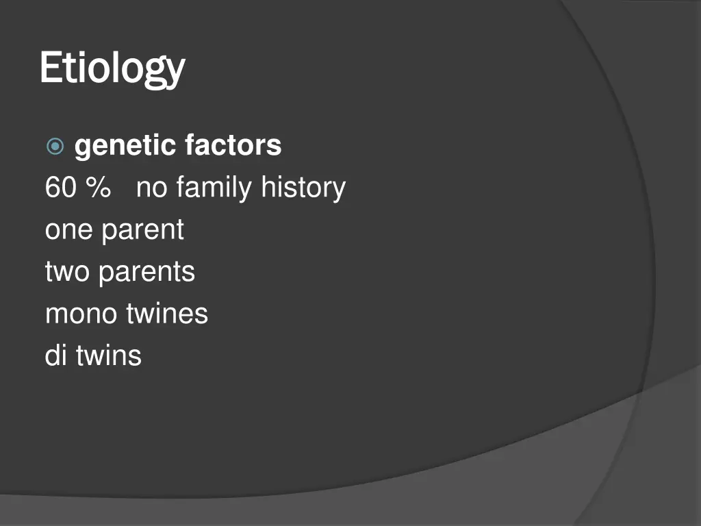 etiology etiology