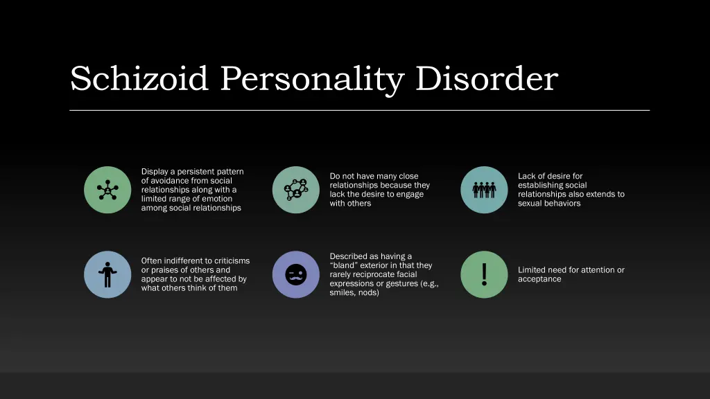 schizoid personality disorder