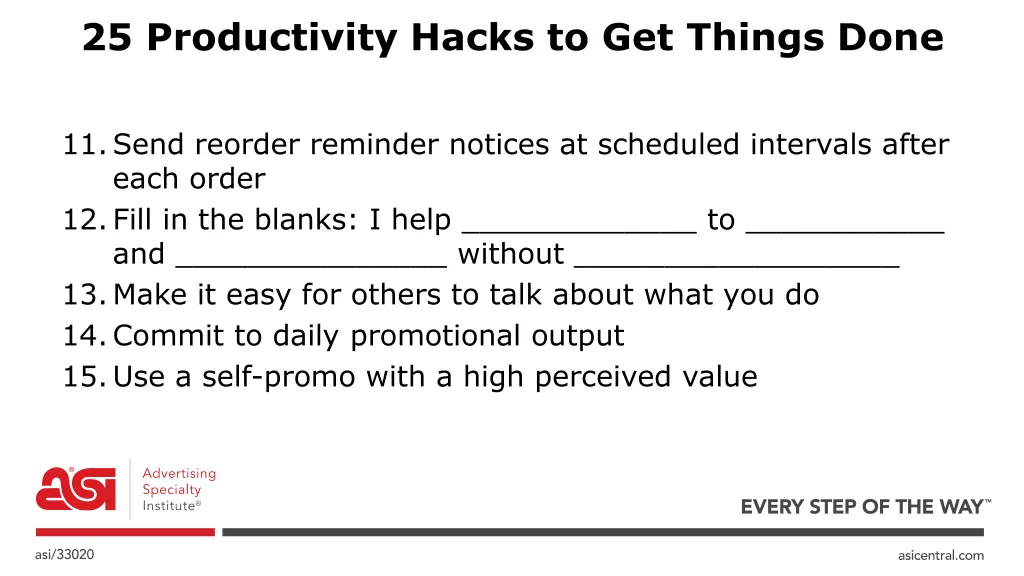 25 productivity hacks to get things done 2