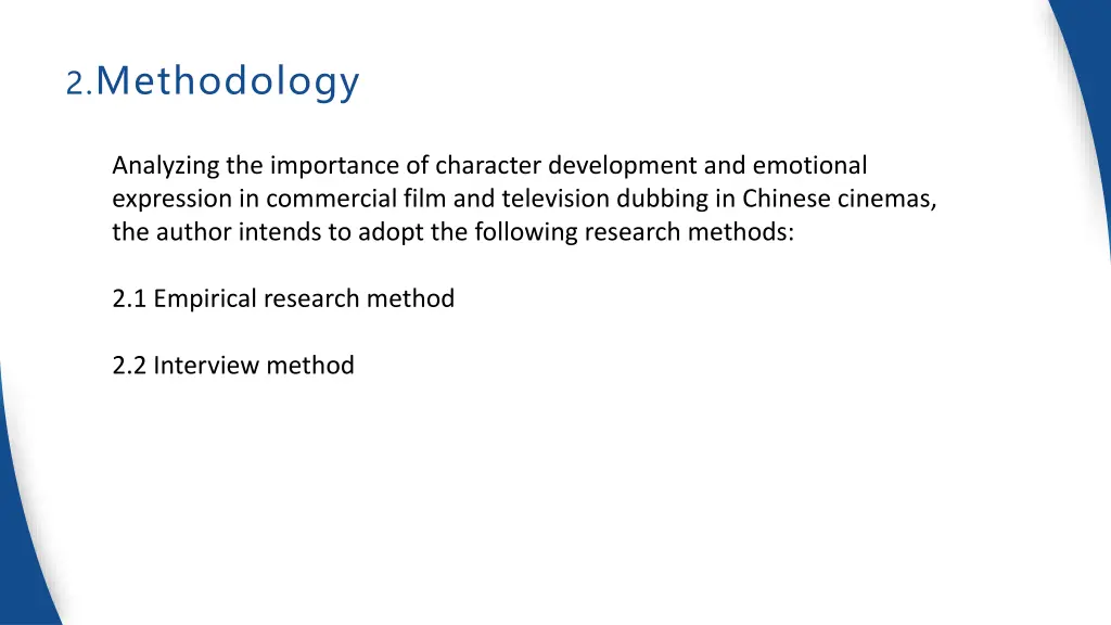 2 methodology