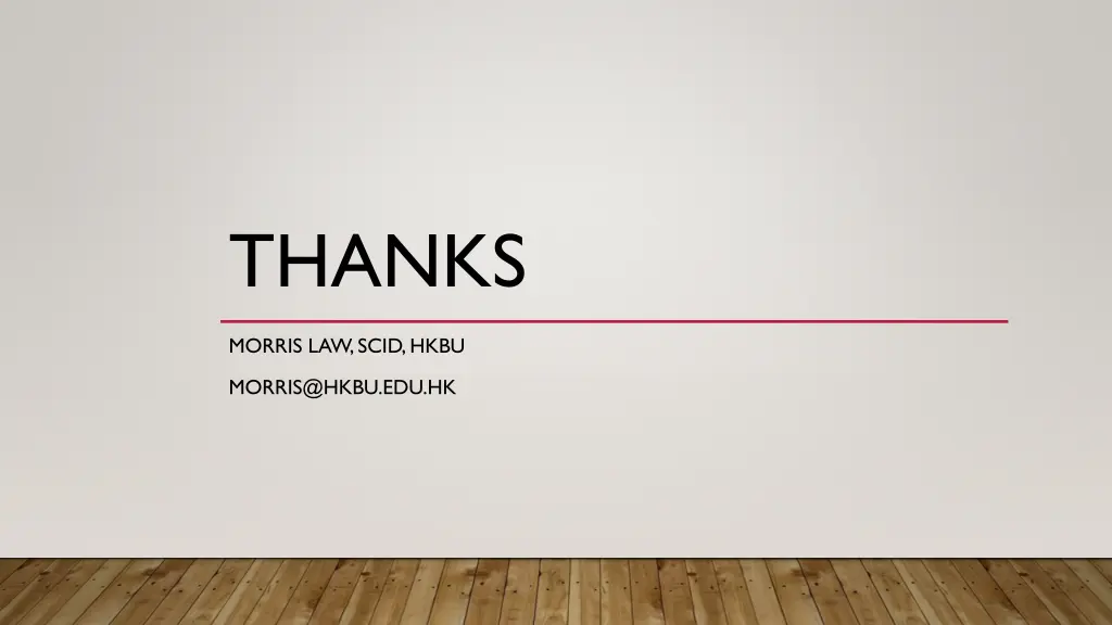 thanks