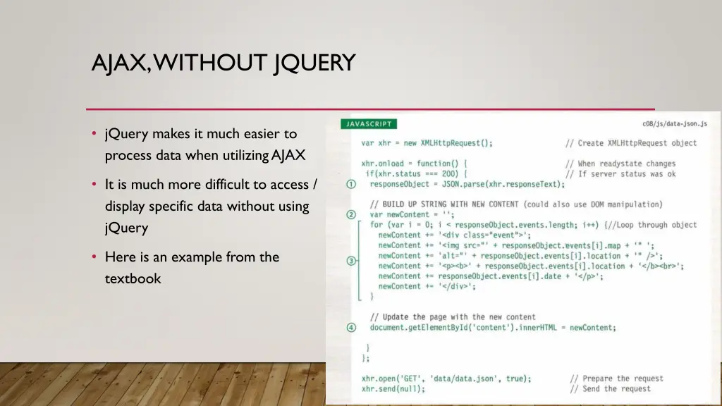 ajax without jquery