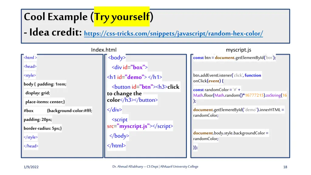 cool example try yourself idea credit https