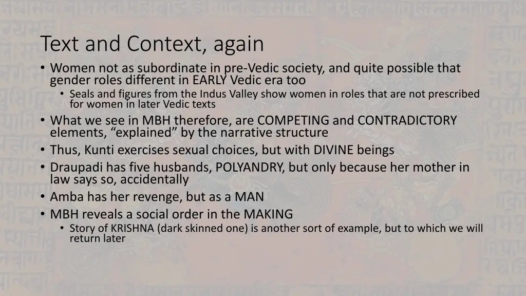 text and context again women not as subordinate