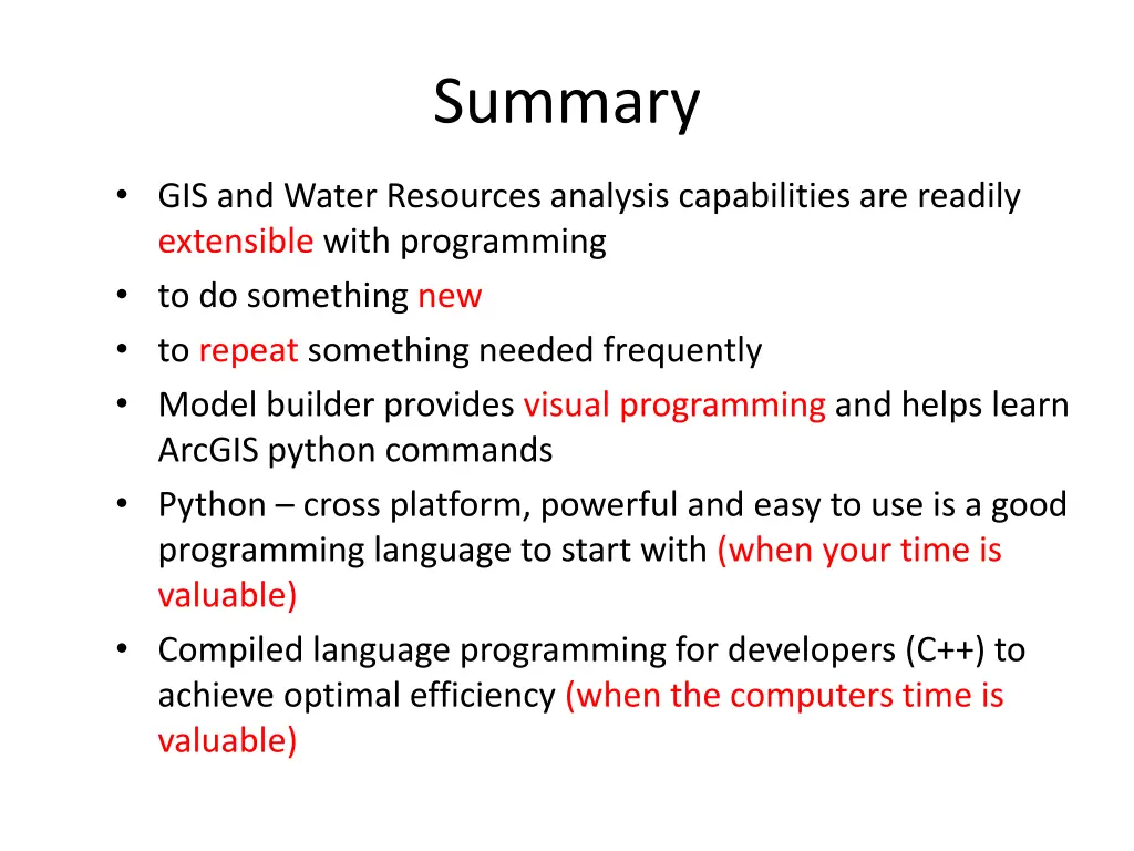 summary