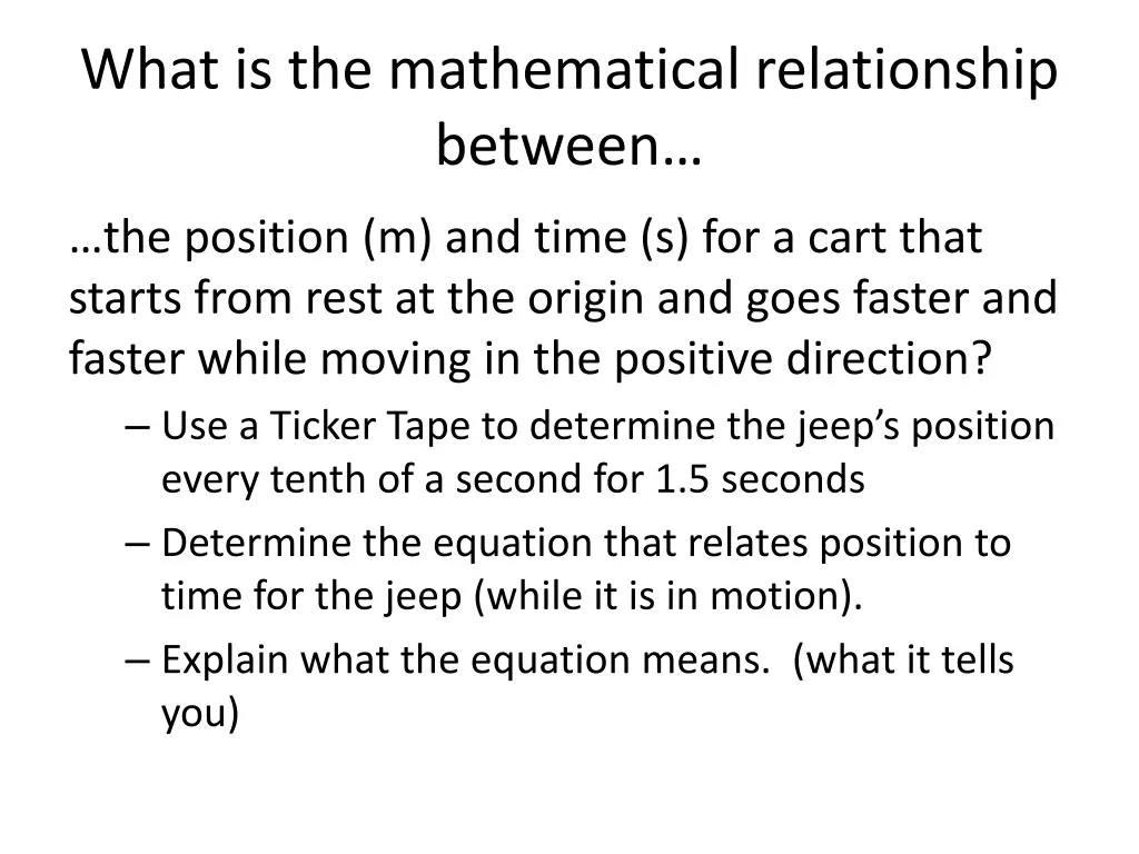 what is the mathematical relationship between 2