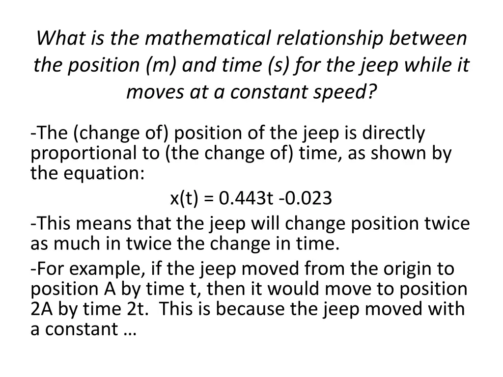 what is the mathematical relationship between 3