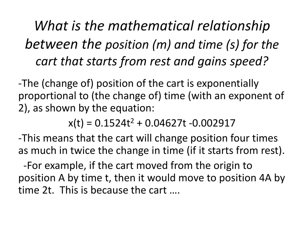 what is the mathematical relationship between 5