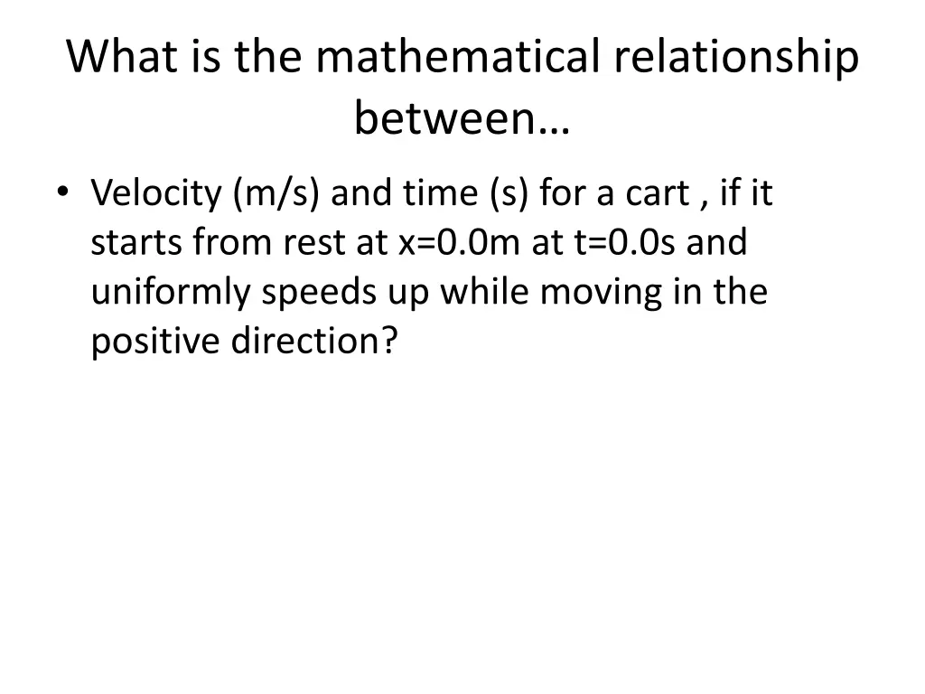 what is the mathematical relationship between 6