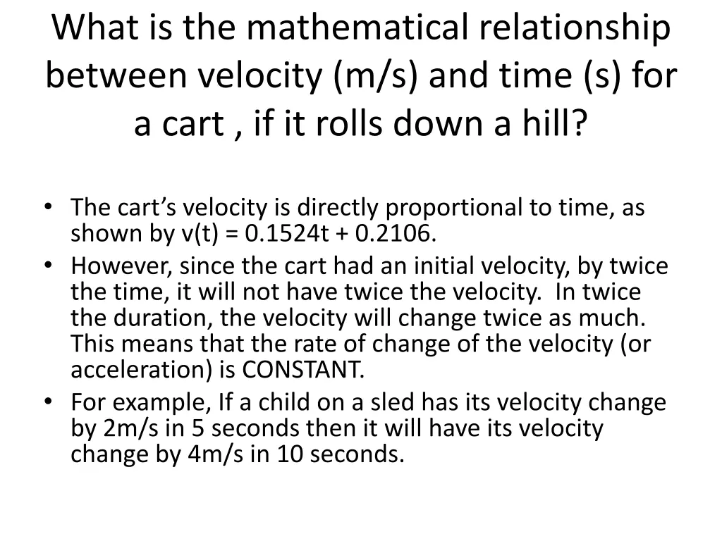 what is the mathematical relationship between 8